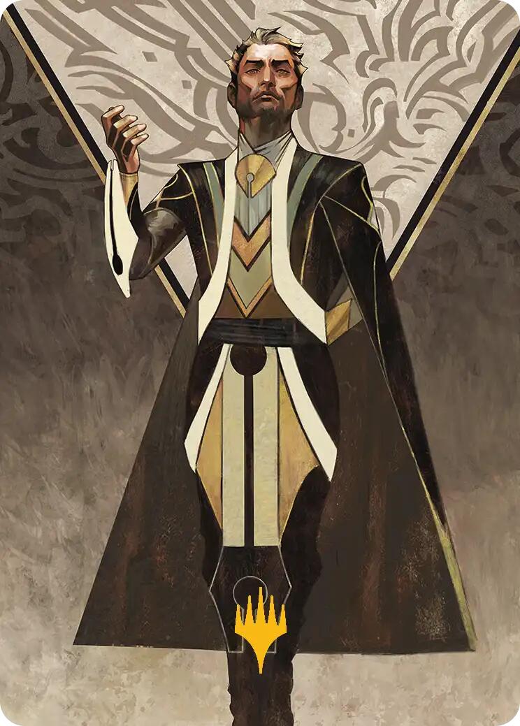Ral Zarek, Guest Lecturer Art Card (Gold-Stamped Planeswalker Symbol) [Secrets of Strixhaven Art Series] | Impulse Games and Hobbies