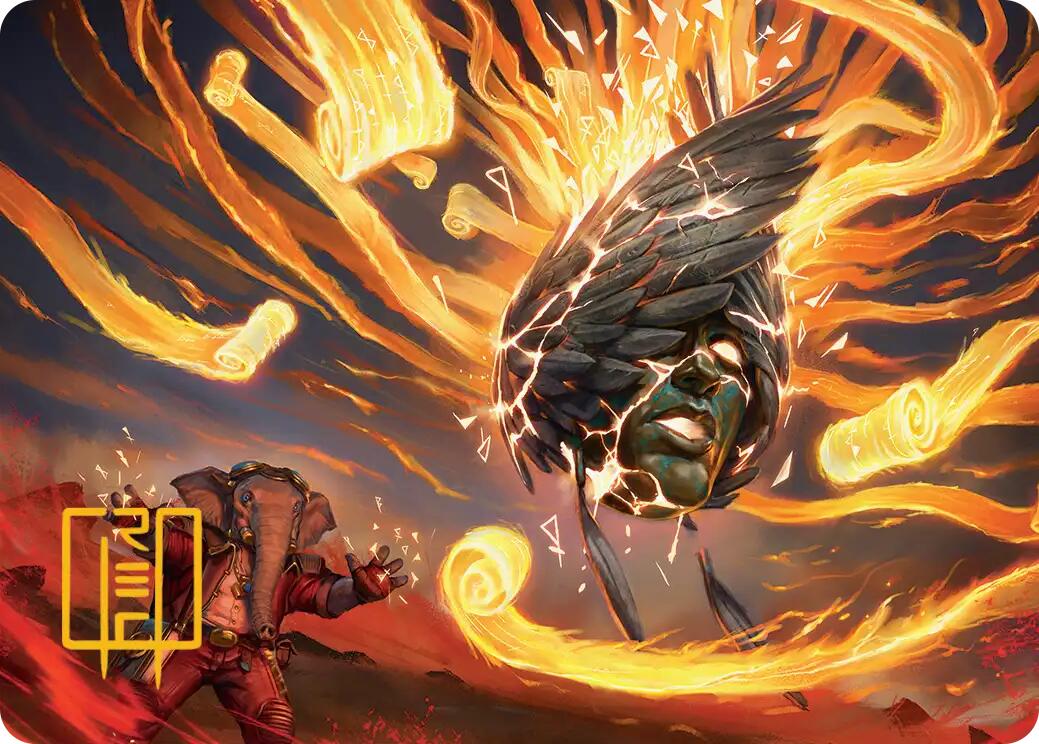 Flashback Art Card (Gold-Stamped Signature) [Secrets of Strixhaven Art Series] | Impulse Games and Hobbies