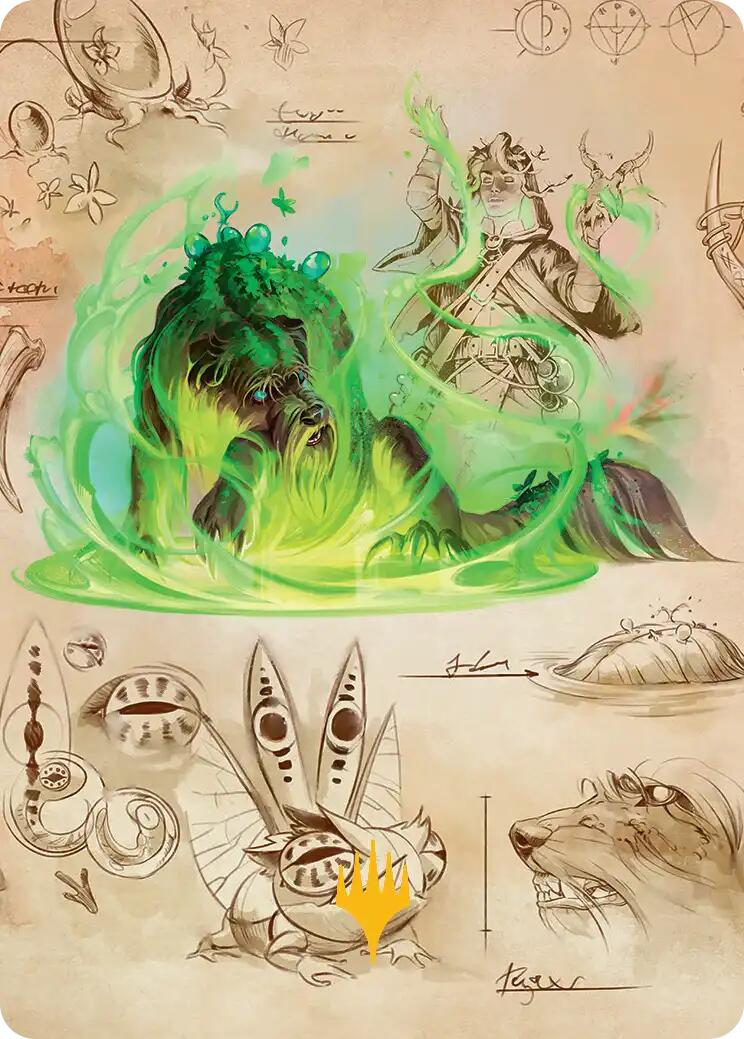 Germination Practicum Art Card (Gold-Stamped Planeswalker Symbol) [Secrets of Strixhaven Art Series] | Impulse Games and Hobbies