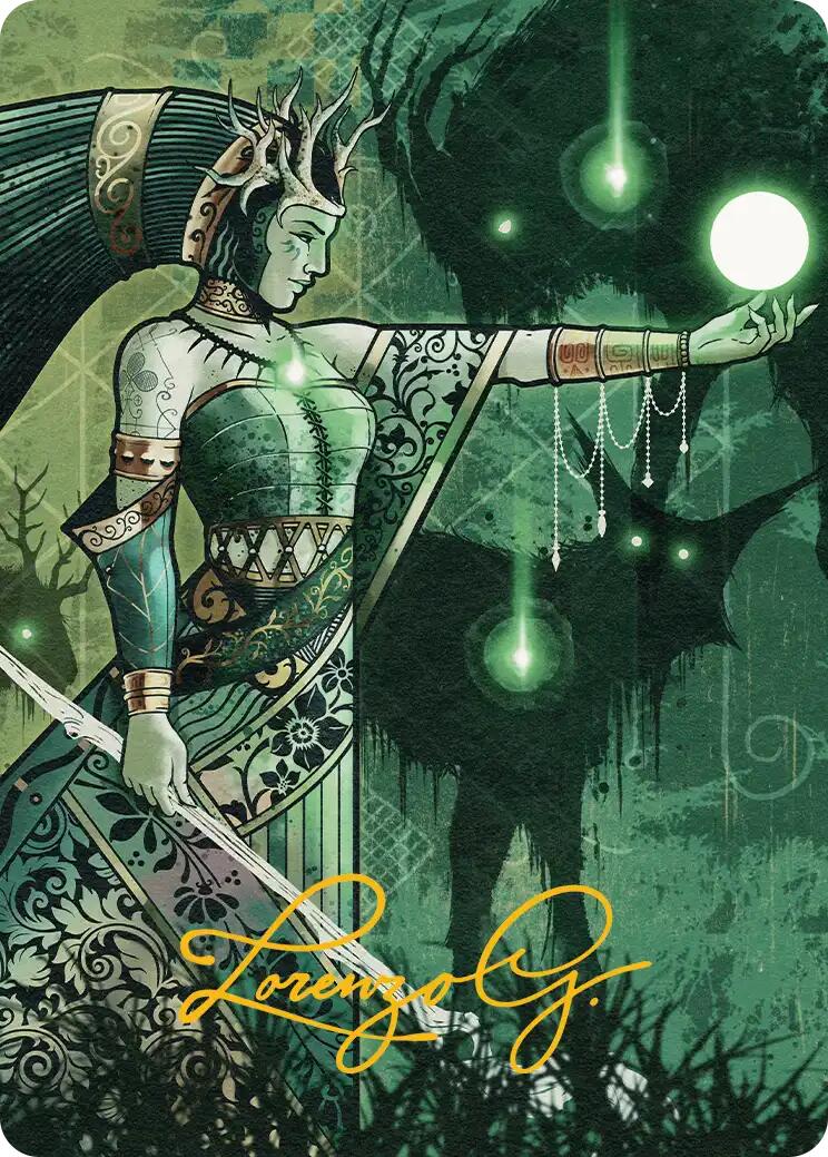 Shamanic Revelation Art Card (Gold-Stamped Signature) [Secrets of Strixhaven Art Series] | Impulse Games and Hobbies
