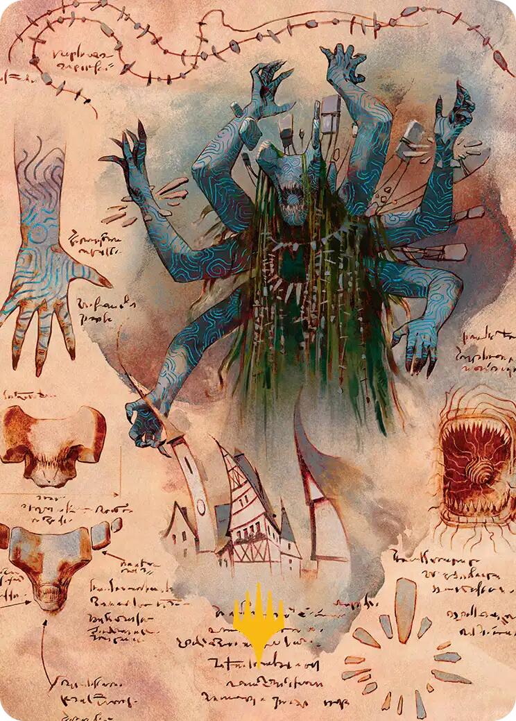 The Dawning Archaic Art Card (Gold-Stamped Planeswalker Symbol) [Secrets of Strixhaven Art Series] | Impulse Games and Hobbies