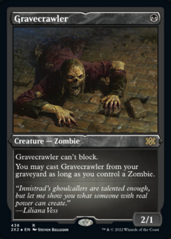 Gravecrawler (Foil Etched) [Double Masters 2022] | Impulse Games and Hobbies