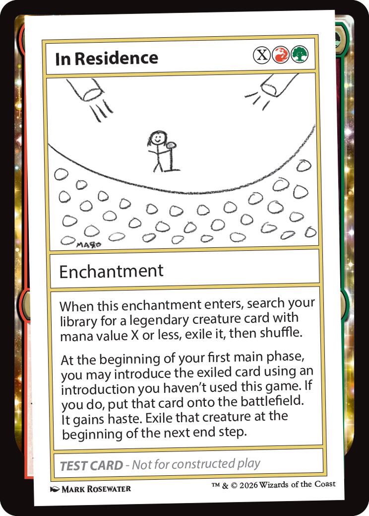 In Residence [Mystery Booster Playtest Cards] | Impulse Games and Hobbies