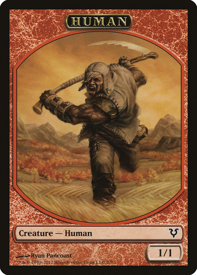 Human Token (7/8) [Avacyn Restored Tokens] | Impulse Games and Hobbies