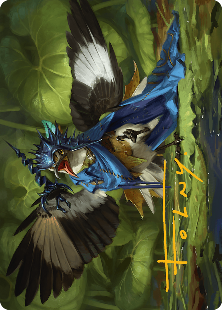 Mockingbird Art Card (Gold-Stamped Signature) [Bloomburrow Art Series] | Impulse Games and Hobbies