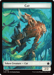 Cat (0001) // Cat (0002) Doubled-Sided Token [Foundations Tokens] | Impulse Games and Hobbies