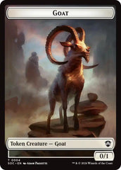 Goat // Fungus Beast Double-Sided Token [Secrets of Strixhaven Commander Tokens] | Impulse Games and Hobbies