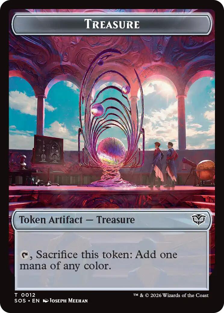 Phyrexian Germ // Treasure Double-Sided Token [Secrets of Strixhaven Commander Tokens] | Impulse Games and Hobbies
