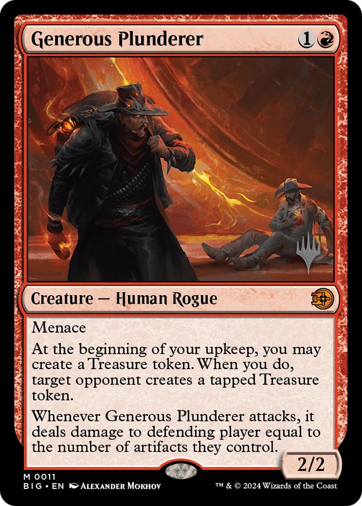 Generous Plunderer [Outlaws of Thunder Junction Promos] | Impulse Games and Hobbies