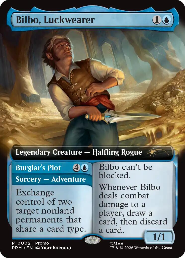 Bilbo, Luckwearer (Extended Art) [Media Promos] | Impulse Games and Hobbies