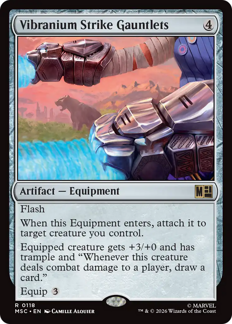 Vibranium Strike Gauntlets (Surge Foil) [Marvel Super Heroes Commander] | Impulse Games and Hobbies