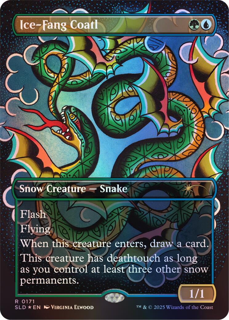 Ice-Fang Coatl (0171) (Rainbow Foil) [Secret Lair Drop Series] | Impulse Games and Hobbies
