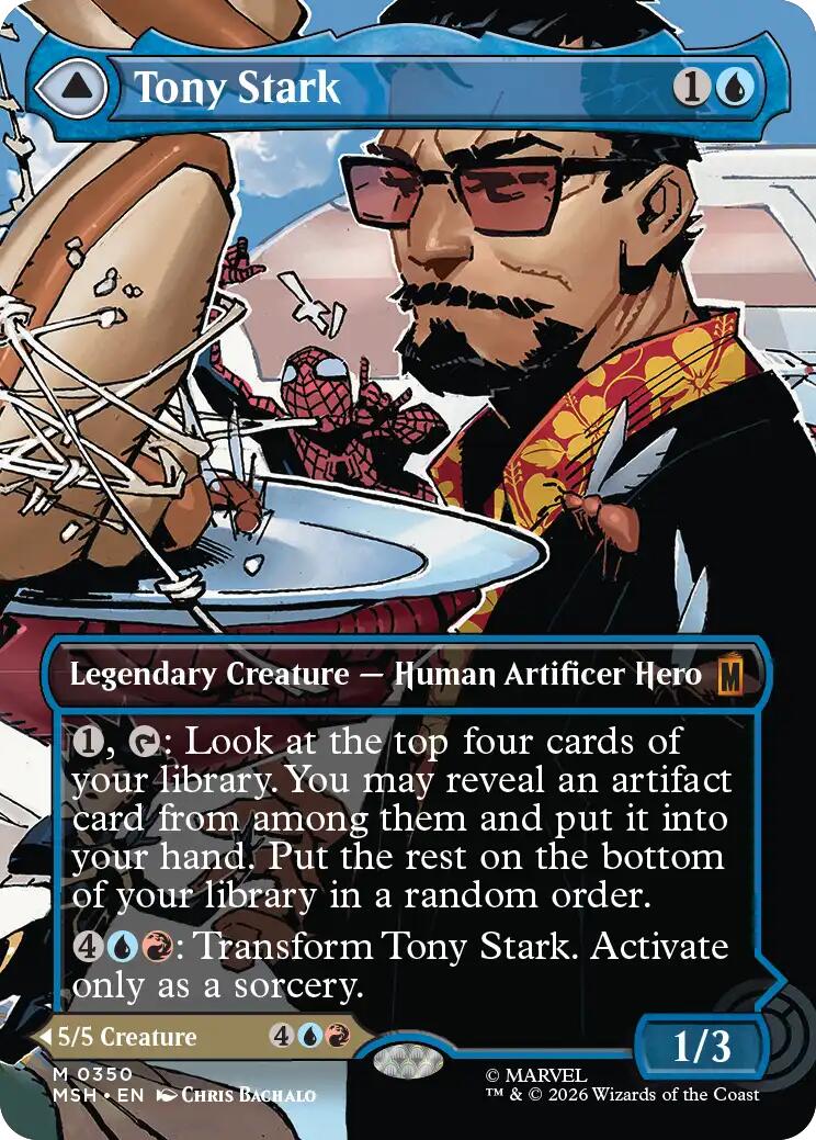 Tony Stark (Borderless) (0350) [Marvel Super Heroes] | Impulse Games and Hobbies