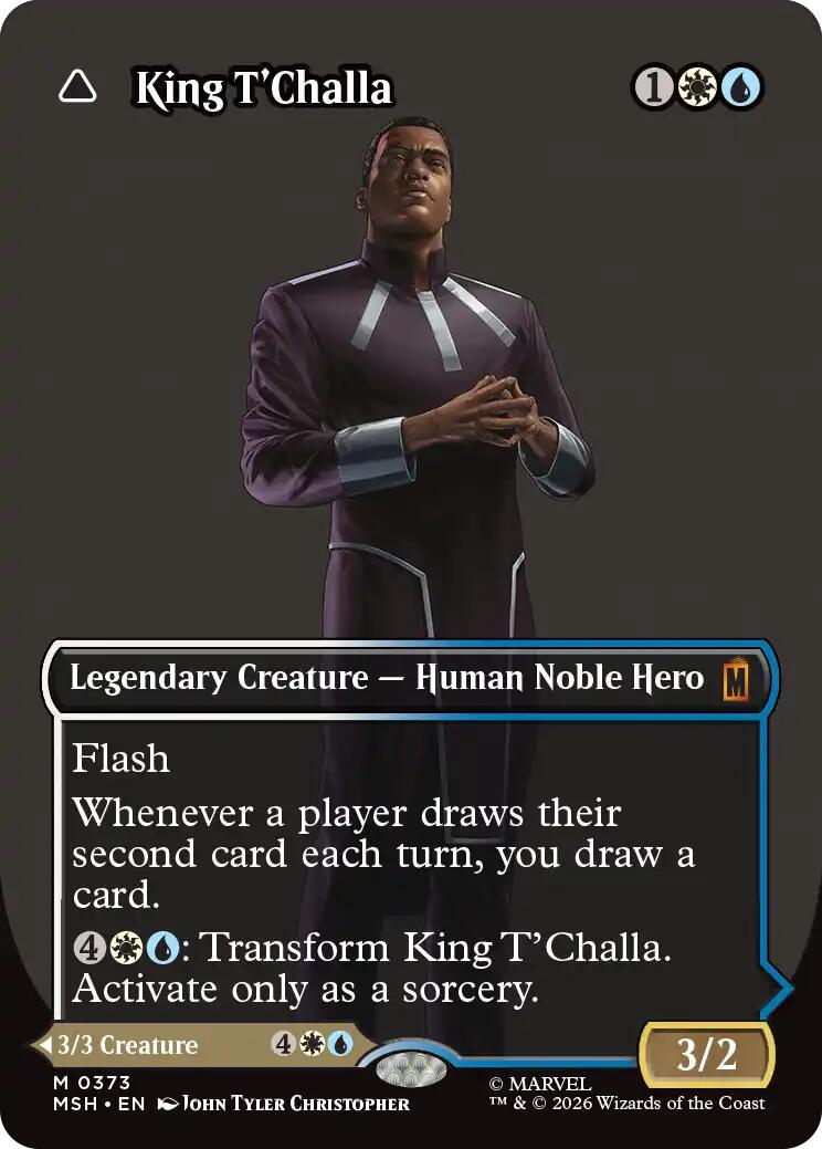 King T'Challa (Borderless) (0373) [Marvel Super Heroes] | Impulse Games and Hobbies