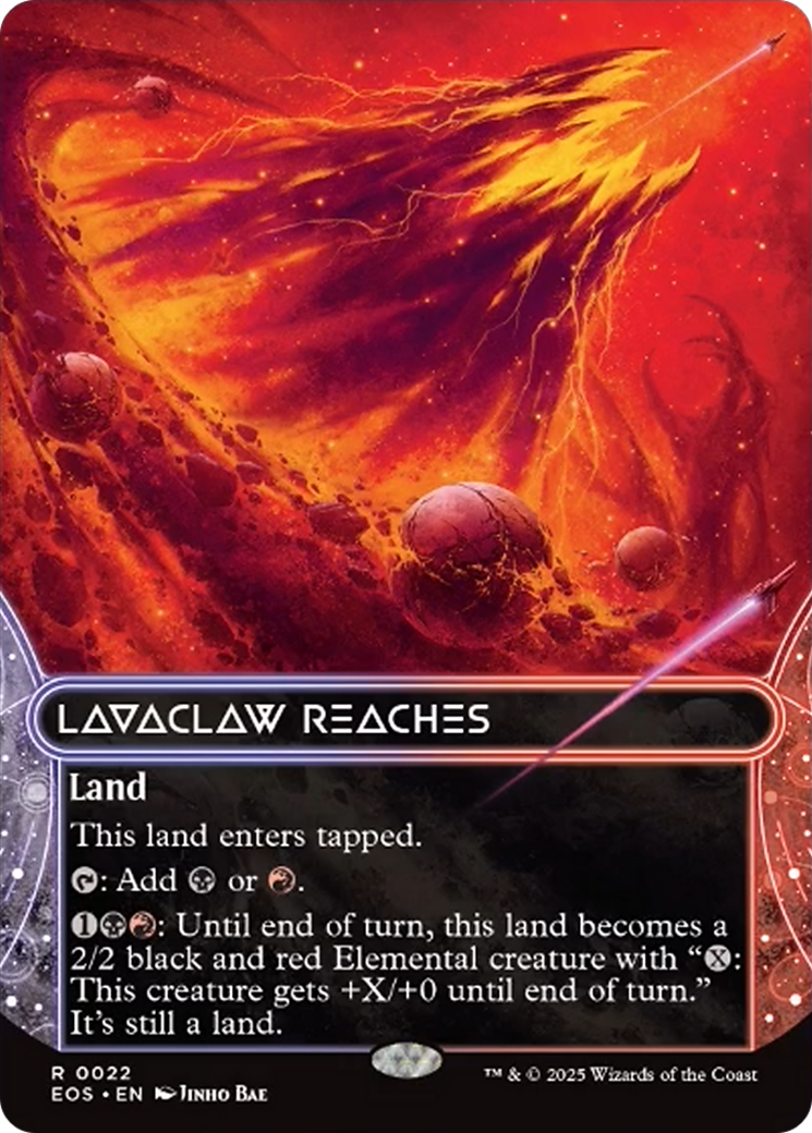 Lavaclaw Reaches (0022) (Borderless) [Edge of Eternities: Stellar Sights] | Impulse Games and Hobbies