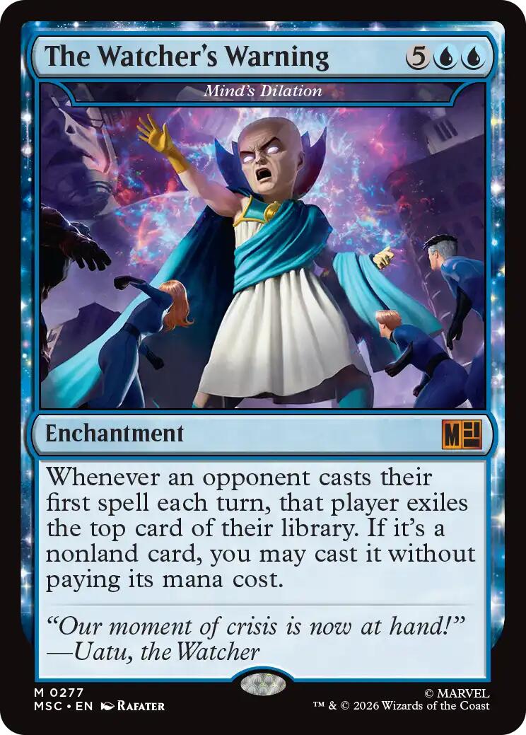 The Watcher's Warning - Mind's Dilation [Marvel Super Heroes Commander] | Impulse Games and Hobbies
