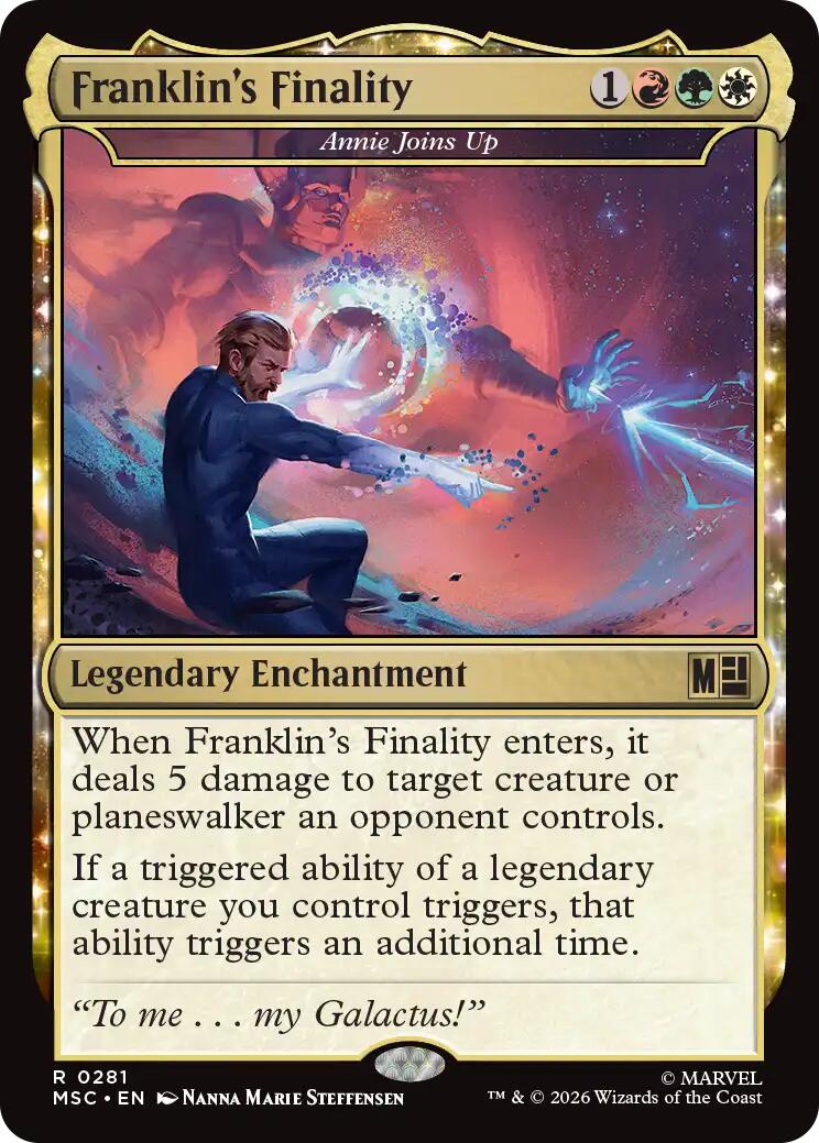 Franklin's Finality - Annie Joins Up (Surge Foil) [Marvel Super Heroes Commander] | Impulse Games and Hobbies