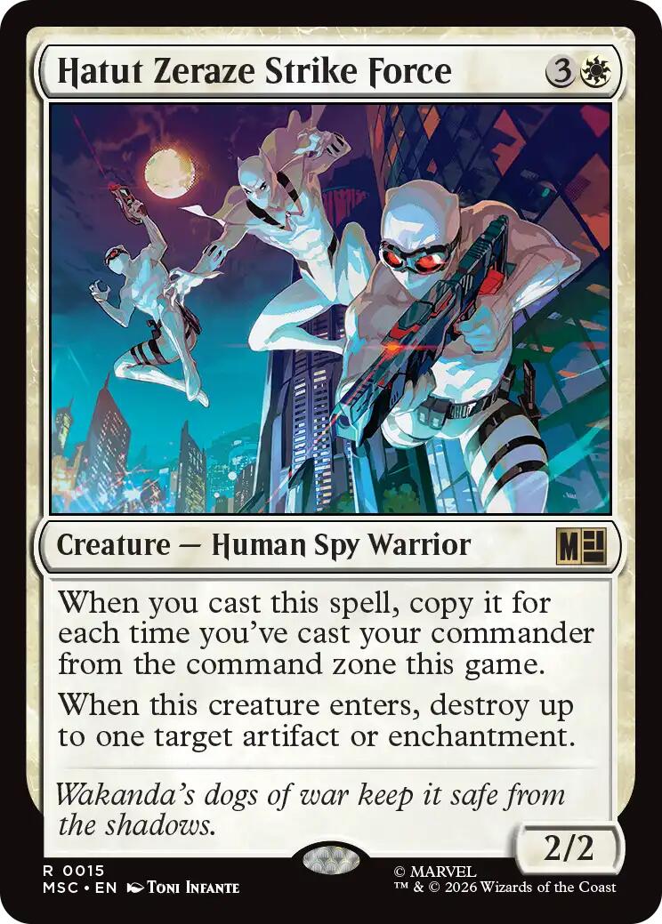 Hatut Zeraze Strike Force (Surge Foil) [Marvel Super Heroes Commander] | Impulse Games and Hobbies