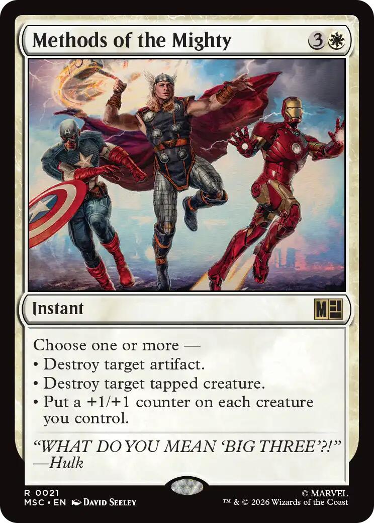 Methods of the Mighty (Surge Foil) [Marvel Super Heroes Commander] | Impulse Games and Hobbies