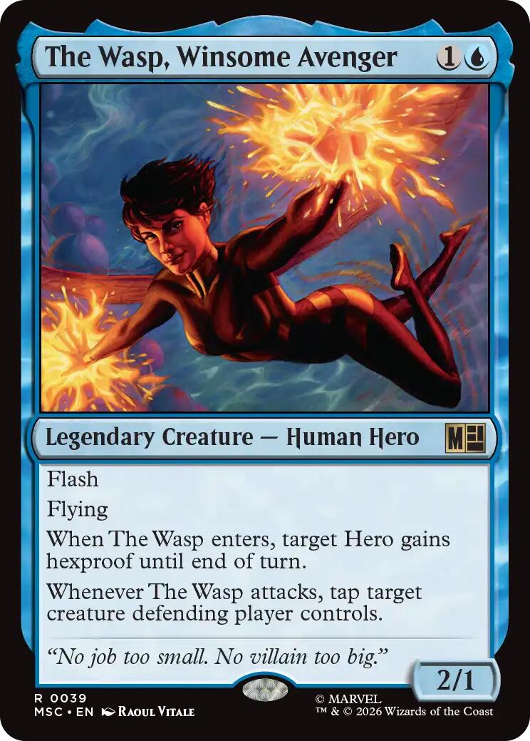 The Wasp, Winsome Avenger (Surge Foil) [Marvel Super Heroes Commander] | Impulse Games and Hobbies