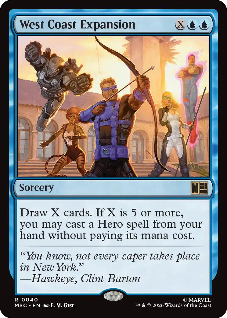 West Coast Expansion (Surge Foil) [Marvel Super Heroes Commander] | Impulse Games and Hobbies