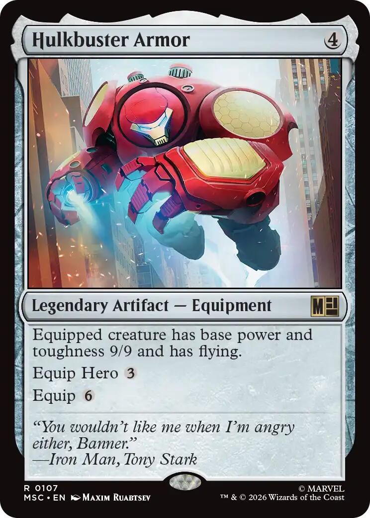 Hulkbuster Armor (Surge Foil) [Marvel Super Heroes Commander] | Impulse Games and Hobbies