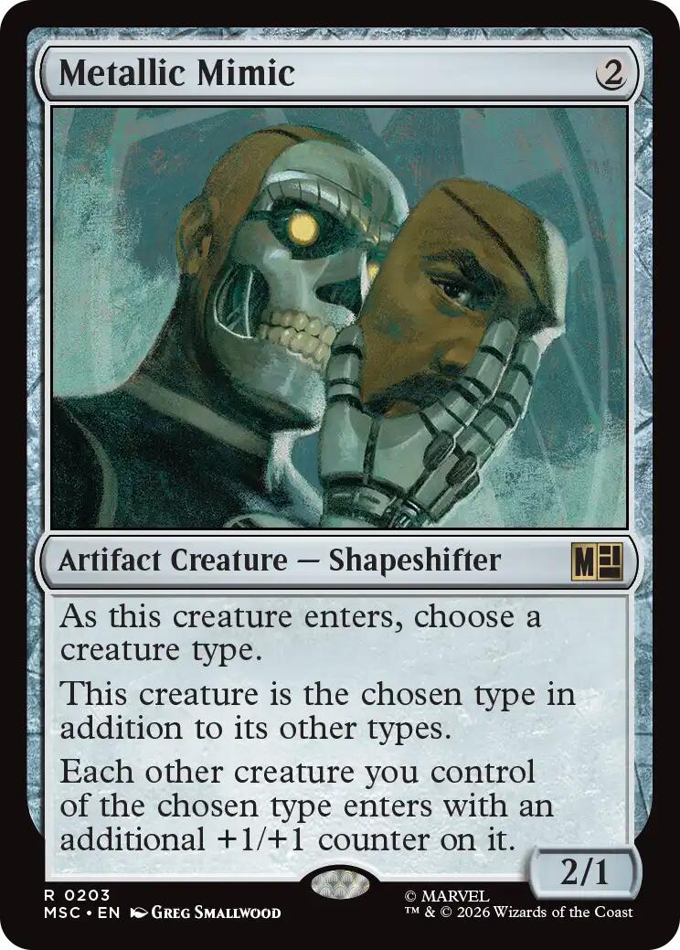 Metallic Mimic (Surge Foil) [Marvel Super Heroes Commander] | Impulse Games and Hobbies