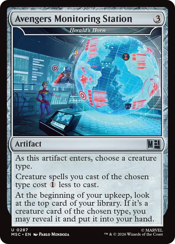 Avengers Monitoring Station - Herald's Horn (Surge Foil) [Marvel Super Heroes Commander] | Impulse Games and Hobbies