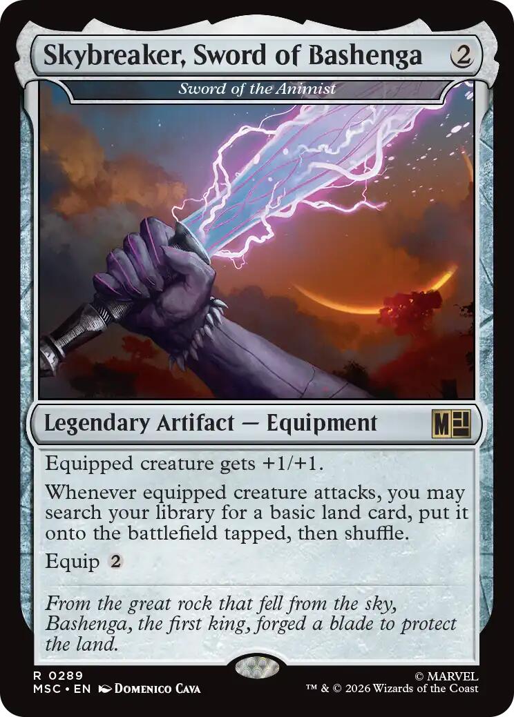 Skybreaker, Sword of Bashenga - Sword of the Animist [Marvel Super Heroes Commander] | Impulse Games and Hobbies