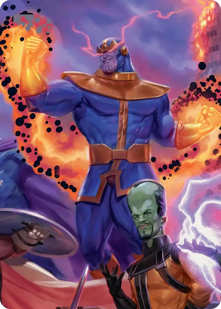 Thanos, Death's Consort Art Card [Marvel Super Heroes Art Series] | Impulse Games and Hobbies