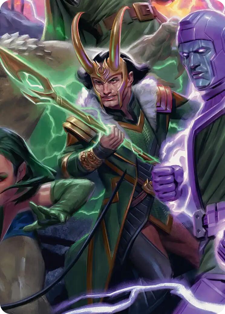 Loki, God of Lies Art Card [Marvel Super Heroes Art Series] | Impulse Games and Hobbies