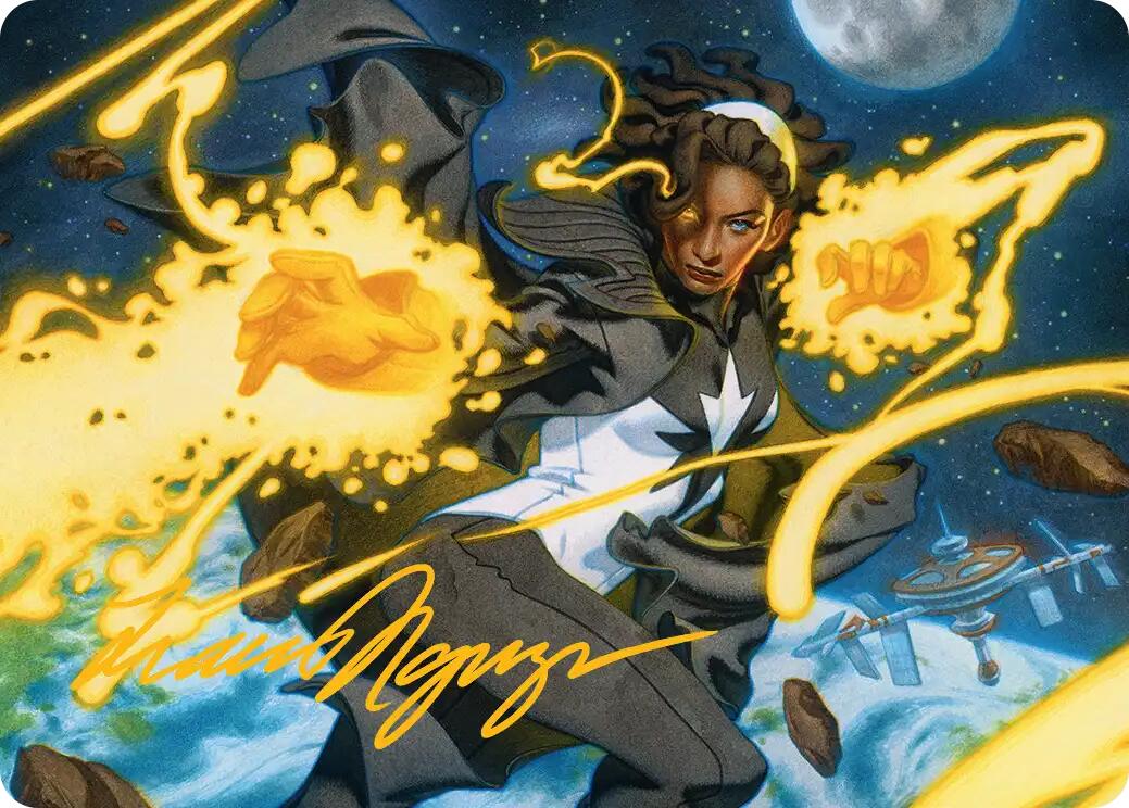 Photon, Mighty Marvel Art Card (Gold-Stamped Signature) [Marvel Super Heroes Art Series] | Impulse Games and Hobbies