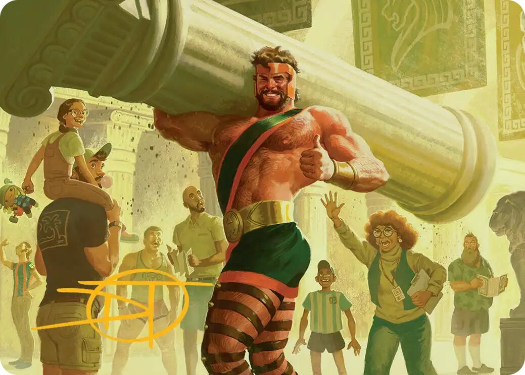 Hercules, Prince of Power Art Card (Gold-Stamped Signature) [Marvel Super Heroes Art Series] | Impulse Games and Hobbies