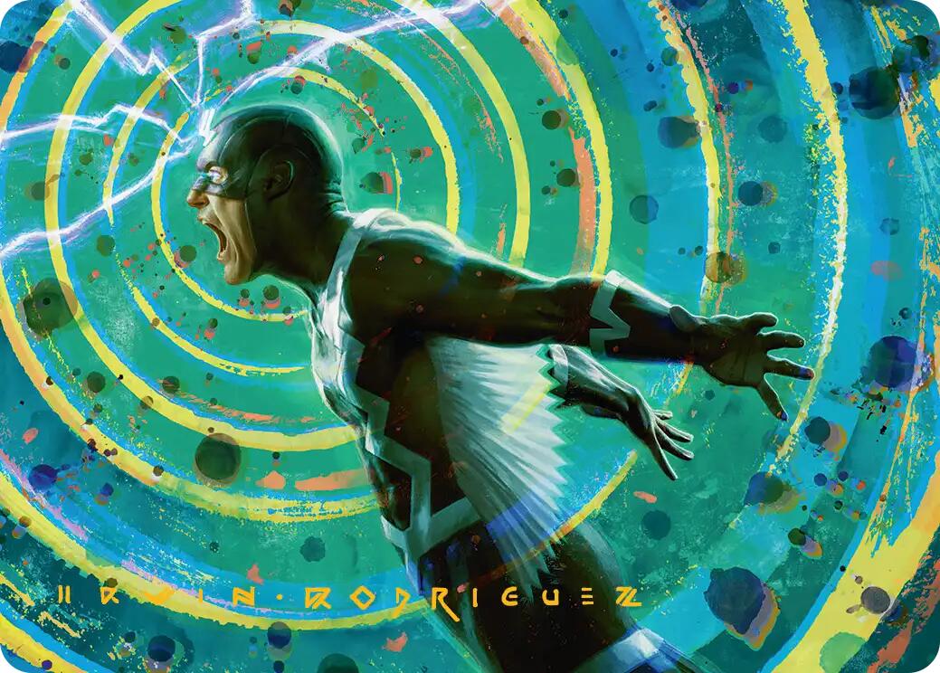 Black Bolt, Inhuman King Art Card (Gold-Stamped Signature) [Marvel Super Heroes Art Series] | Impulse Games and Hobbies