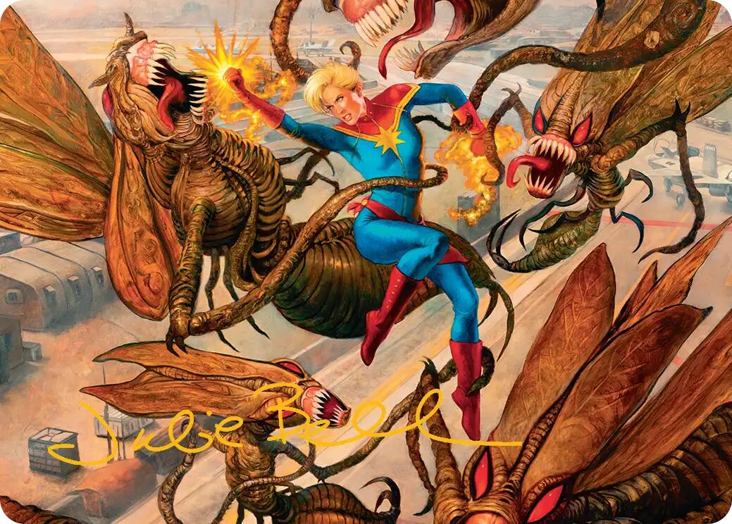 Captain Marvel, Apex Avenger Art Card (Gold-Stamped Signature) [Marvel Super Heroes Art Series] | Impulse Games and Hobbies
