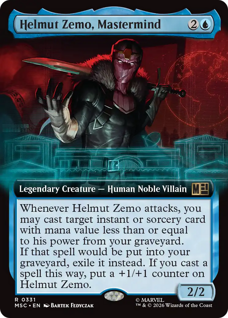 Helmut Zemo, Mastermind (Extended Art) [Marvel Super Heroes Commander] | Impulse Games and Hobbies