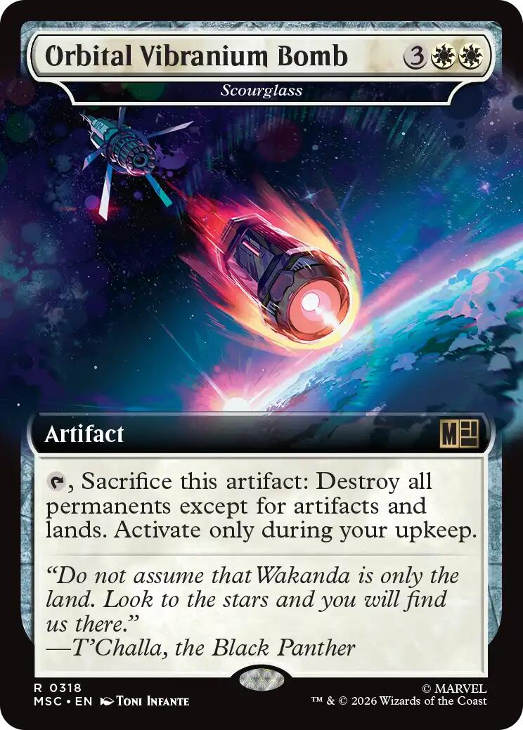 Orbital Vibranium Bomb - Scourglass (Extended Art) [Marvel Super Heroes Commander] | Impulse Games and Hobbies