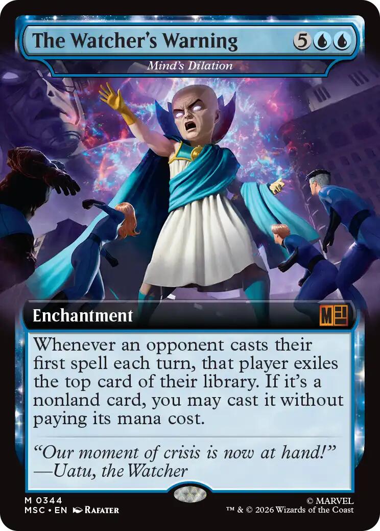 The Watcher's Warning - Mind's Dilation (Extended Art) [Marvel Super Heroes Commander] | Impulse Games and Hobbies