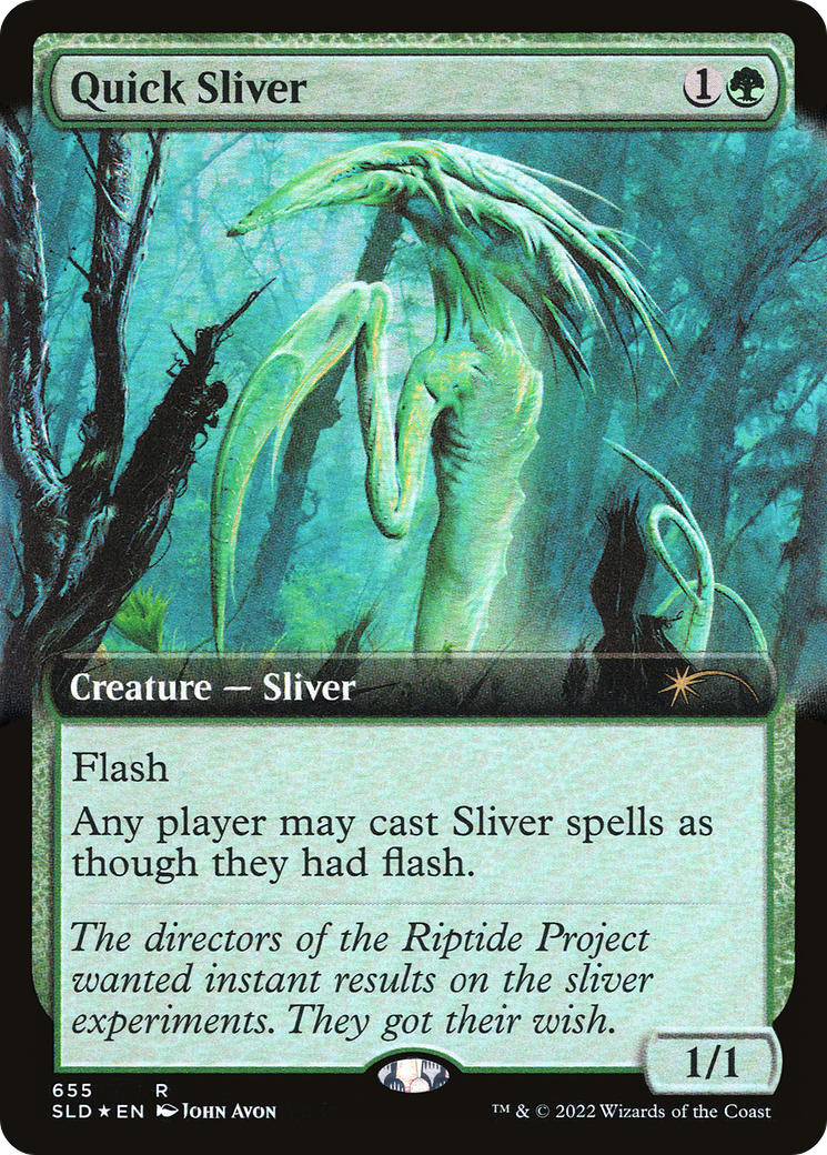 Quick Sliver (Extended Art) [Secret Lair Drop Promos] | Impulse Games and Hobbies