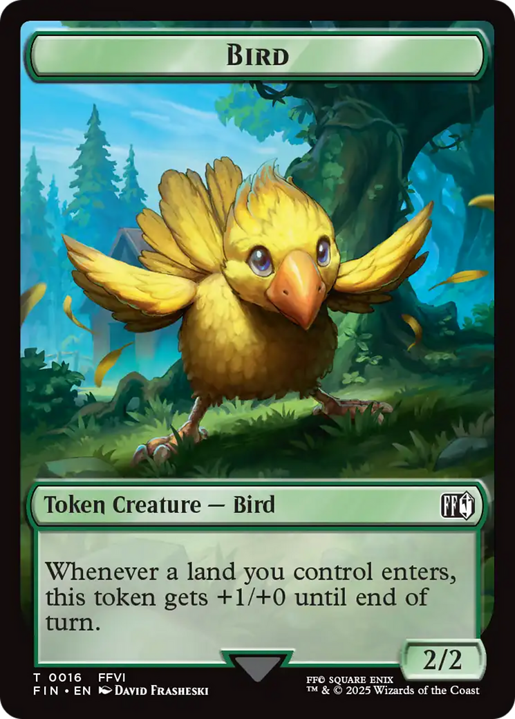 Hero (0006) // Bird (0016) Double-Sided Token [FINAL FANTASY Tokens] | Impulse Games and Hobbies