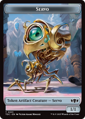 Servo // Warrior Double-Sided Token [Tarkir: Dragonstorm Commander Tokens] | Impulse Games and Hobbies