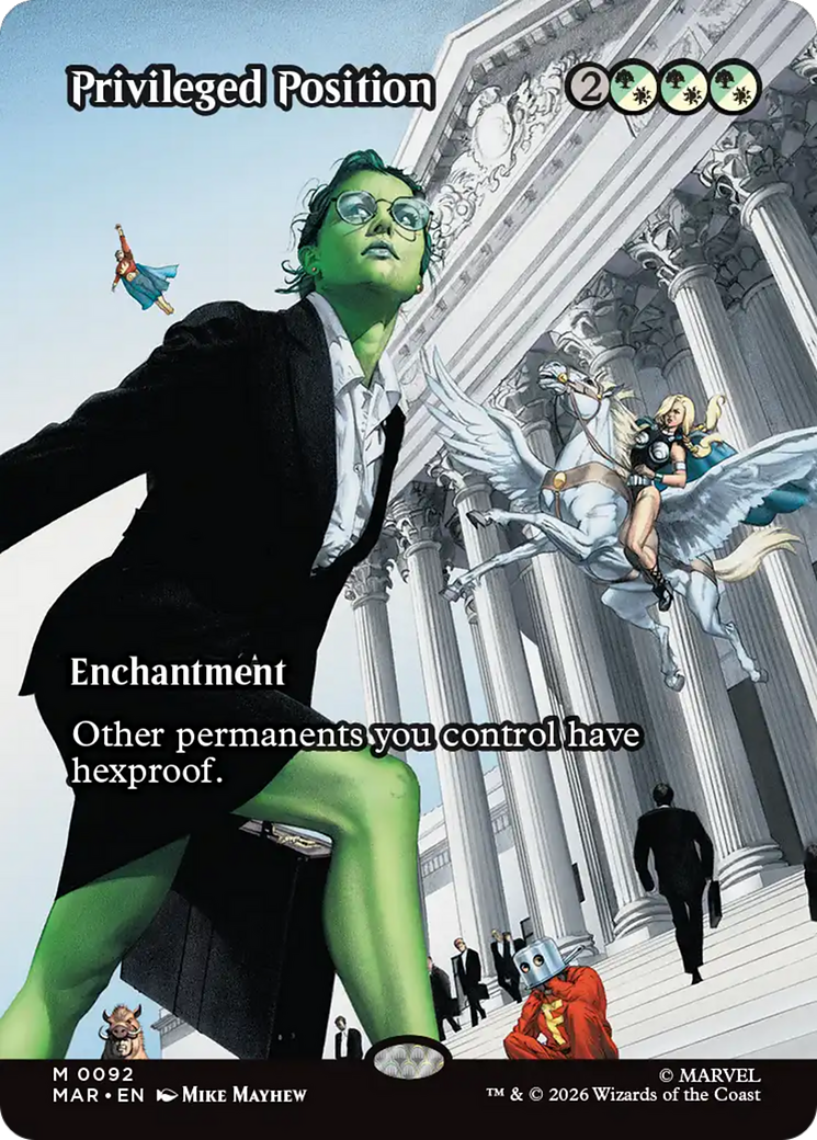 Privileged Position (Borderless) [Marvel Universe: Eternal-Legal] | Impulse Games and Hobbies