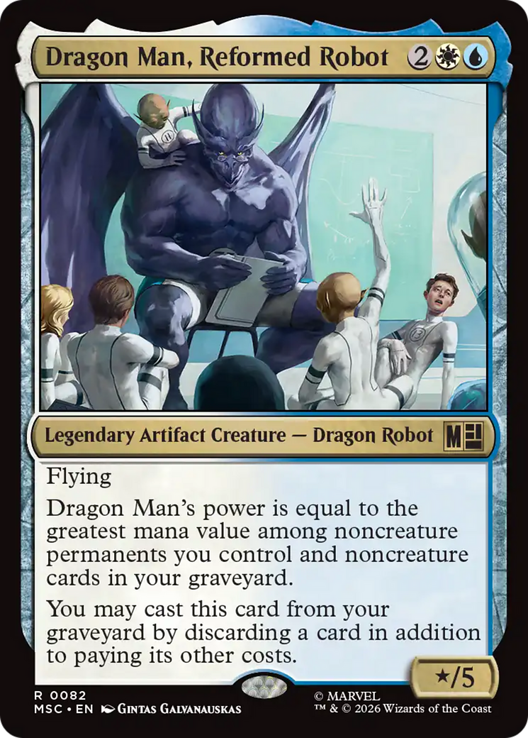 Dragon Man, Reformed Robot (Surge Foil) [Marvel Super Heroes Commander] | Impulse Games and Hobbies