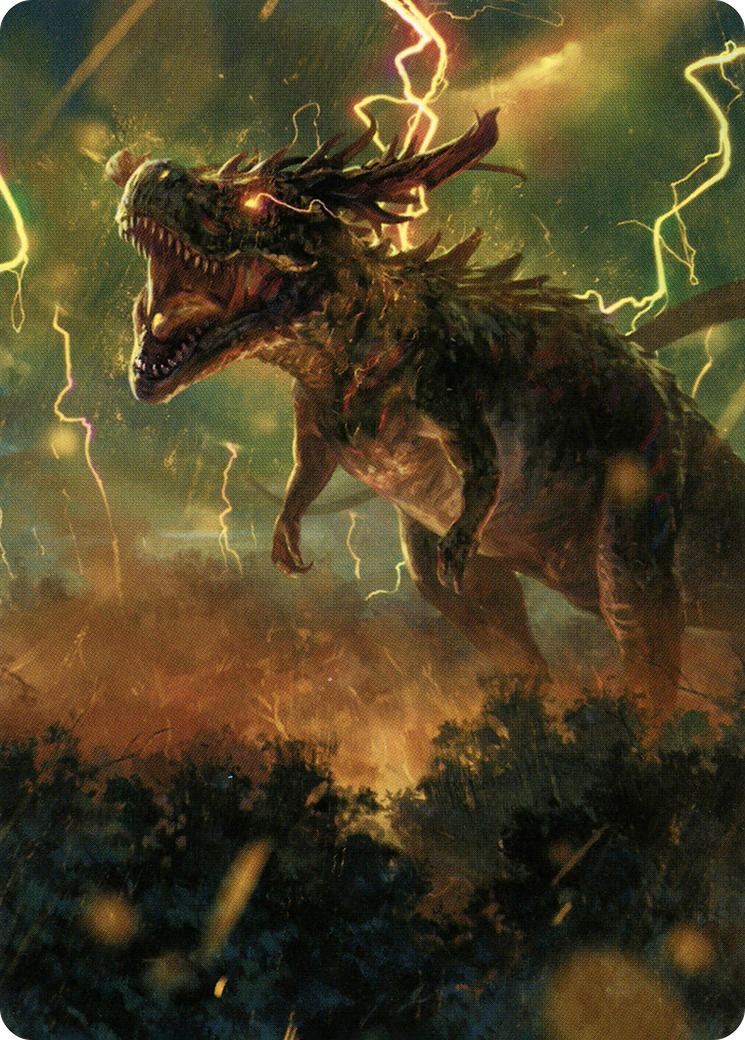 Thrasta, Tempest's Roar Art Card (42) [Modern Horizons 2 Art Series] | Impulse Games and Hobbies