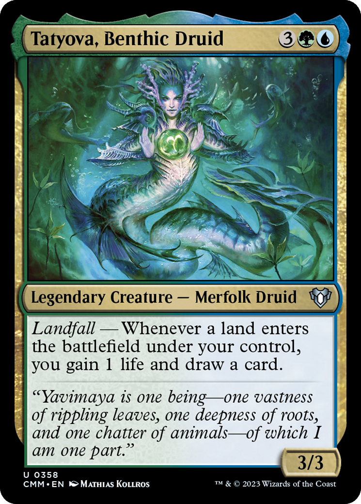 Tatyova, Benthic Druid [Commander Masters] | Impulse Games and Hobbies