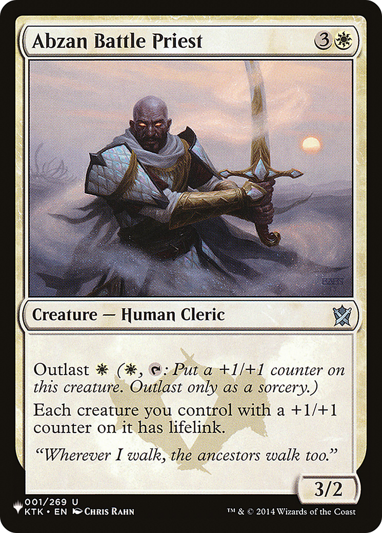 Abzan Battle Priest [The List Reprints] | Impulse Games and Hobbies