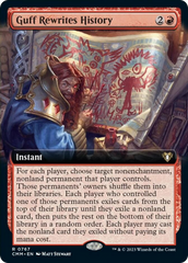 Guff Rewrites History (Extended Art) [Commander Masters] | Impulse Games and Hobbies