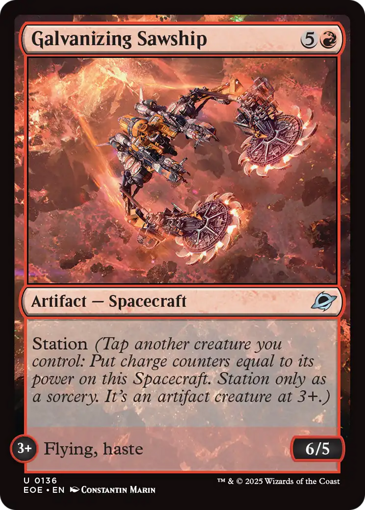 Galvanizing Sawship [Edge of Eternities] | Impulse Games and Hobbies