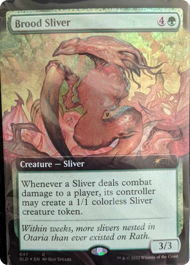 Brood Sliver (Extended Art) [Secret Lair Drop Promos] | Impulse Games and Hobbies