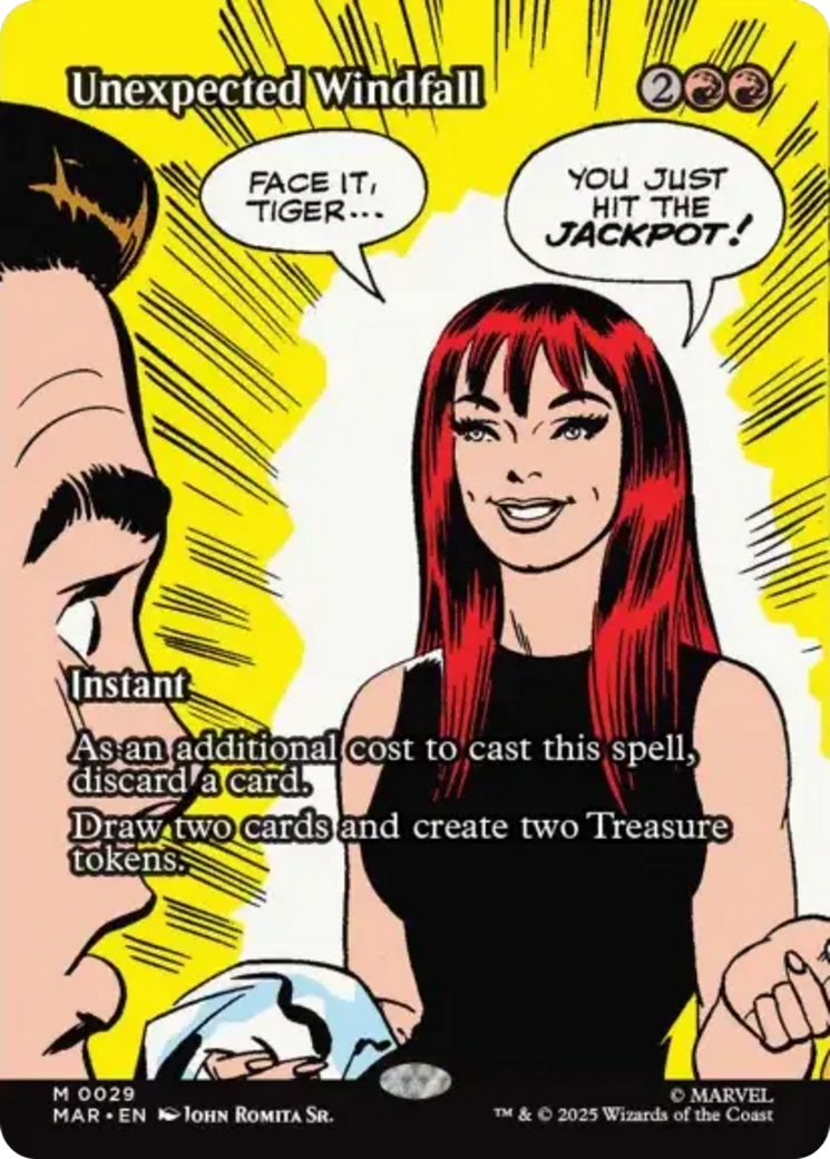 Unexpected Windfall (Borderless) [Marvel Universe: Eternal-Legal] | Impulse Games and Hobbies